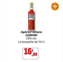 Coccinelle Supermarché Apéritif milano campari offre