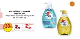 Coccinelle Supermarché Gel vaisselle concentré maison net offre