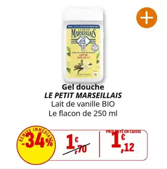 Coccinelle Supermarché Gel douche le petit marseillais offre