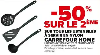Carrefour Market Sur tous les ustensiles à servir en nylon carrefour home offre