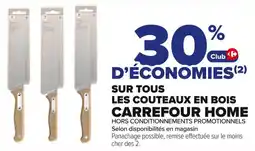 Carrefour Market Sur tous les couteaux en bois carrefour home offre