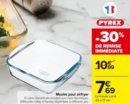 Carrefour Market Moules pour airfryer offre