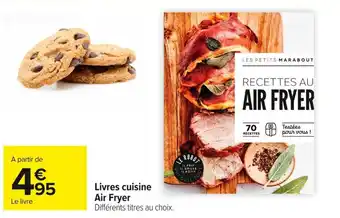 Carrefour Market Livres cuisine air fryer offre