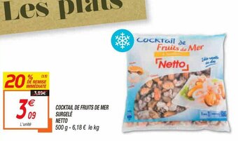 Netto Cocktail de fruits de mer surgelé netto offre