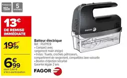 Carrefour Market Batteur électrique offre