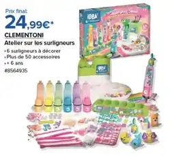 Costco Clementoni atelier sur les surligneurs offre