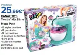 Costco Canaltoys twist n' mix slime mega pack offre