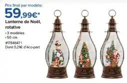 Costco Lanterne de noël rotative offre