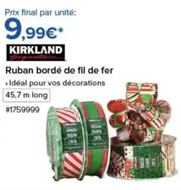 Costco Kirkland ruban bordé de fil de fer offre
