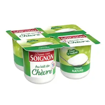 Carrefour Market SOIGNON Yaourt au lait de chèvre offre