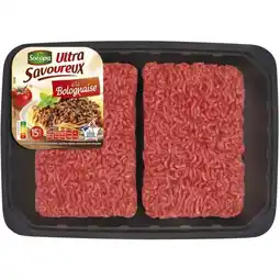 Carrefour SOCOPA (SOCOPA CHERR Haché de bœuf ultra savoureux 15% M.G. à la bolognaise SOCOPA offre