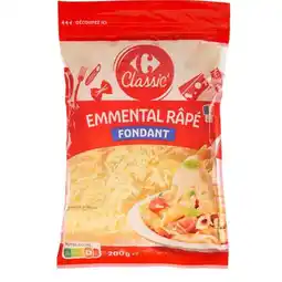 Carrefour CARREFOUR CLASSIC' Emmental râpé offre