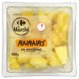 Carrefour CARREFOUR LE MARCHÉ SUR TOUS LES FRUITS ET LÉGUMES DÉCOUPÉS offre