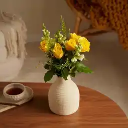 Carrefour FLEUR Bouquet Duo de roses et mufliers offre