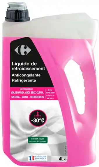 Carrefour CARREFOUR SUR TOUS LES LIQUIDES DE REFROIDISSEMENT offre