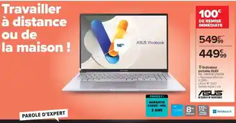 Carrefour Asus - ordinateur portable led offre