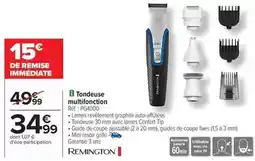 Carrefour Remington - tondeuse multifonction réf. : rcp4000 offre