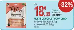 Botanic Filets de poulet pour chien offre