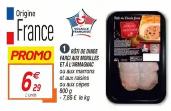 Netto Rôti de dinde farci aux morilles et à l'armagnac offre