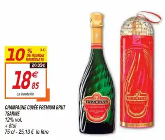Netto Champagne cuvée premium brut tsarine offre