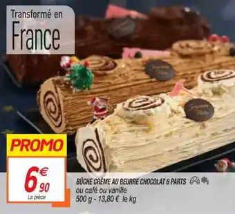 Netto Bûche crème au beurre chocolay 6 parts offre