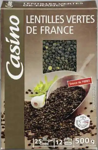 Spar LENTILLES VERTES DE FRANCE 500g offre