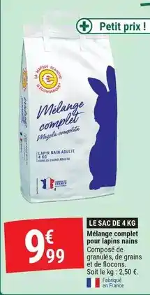 Gamm vert Complet - melange pour japins nains offre