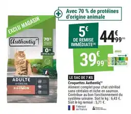 Gamm vert Authentiq - croquettes offre