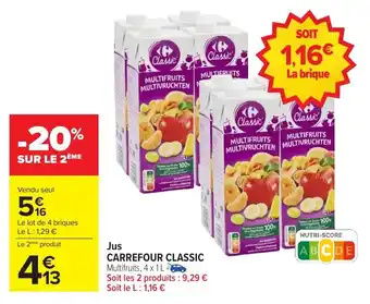Carrefour Market Jus carrefour classic offre