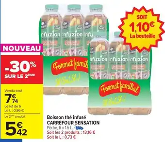 Carrefour Market Boisson thé infusé carrefour sensation offre