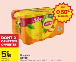 Carrefour Market Ice tea lipton offre