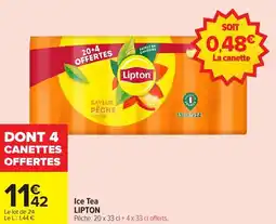 Carrefour Market Ice tea lipton offre