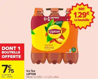 Carrefour Market Ice tea lipton offre