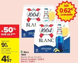 Carrefour Market Bière 1664 offre