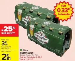 Carrefour Market Bière koenigsbier offre
