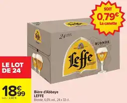 Carrefour Market Bière d'abbaye leffe offre