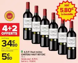 Carrefour Market A.o.p. haut médoc château haut beyzac offre
