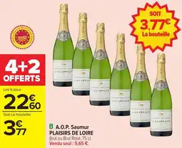 Carrefour Market A.o.p. saumur plaisirs de loire offre