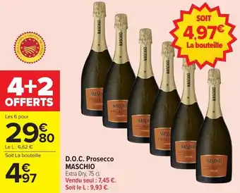 Carrefour Market D.o.c. prosecco maschio offre