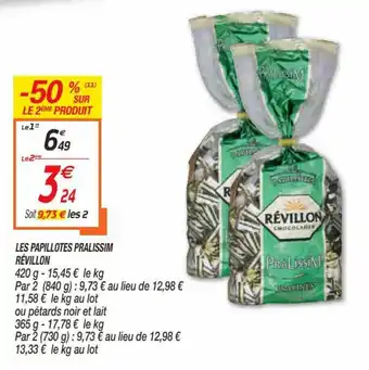 Netto Les papillotes pralissim révillon offre