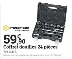 Espace emeraude PROFOR Coffret douilles offre