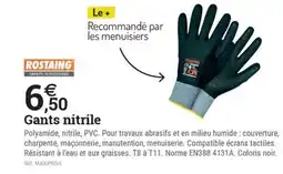 Espace emeraude ROSTAING Gants nitrile offre