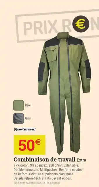 Espace emeraude Combinaison de travail Extra offre