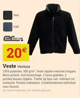 Espace emeraude Veste Ventura offre