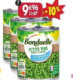 Maximo Lot de 3 boîtes 4/4 de petits pois sans arôme ajouté 5,93/kg offre