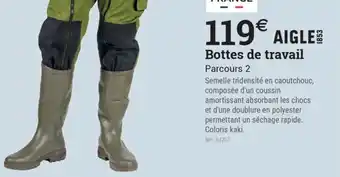 Espace emeraude Bottes de travail offre