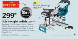 Espace emeraude MAKITA Scie à onglet radiale LS0816F offre
