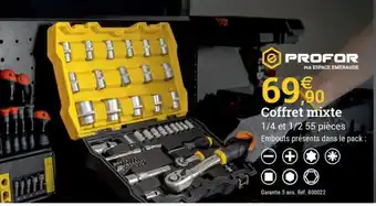 Espace emeraude PROFOR Coffret mixte offre