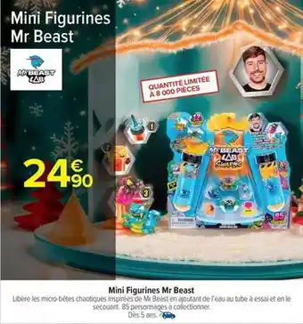 Carrefour Market Mrbeast lab - mini figurines offre