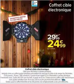 Carrefour Market Coffret cible électronique offre